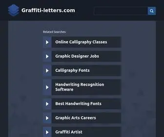 Graffiti-Letters.com(Graffiti Letters) Screenshot