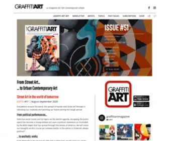 Graffitiartmagazine.com(Le magazine de l'art contemporain urbain) Screenshot