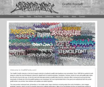 Graffitifonts.net(Graffiti Fonts) Screenshot