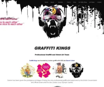 Graffitikings.co.uk(Graffiti Artist & Street Artists for Hire by the Graffiti Kings UK) Screenshot