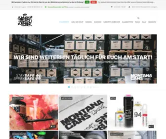 Graffitishop-Berlin.de(Writers Corner Berlin) Screenshot