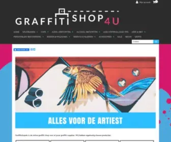 Graffitishop4U.nl(De grootste en goedkoopste shop voor de artiest) Screenshot