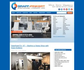 Graffpinkert.com(Used Screw Machines) Screenshot