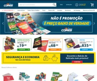 Graficacores.com.br(Gráfica Cores) Screenshot