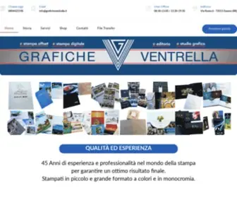 Graficheventrella.it(Stampa offset e digital editoria studio grafico) Screenshot
