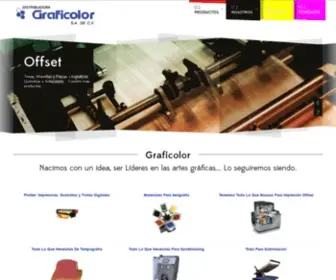 Graficolor.com.mx(Productos para impresión y las Artes Gráficas) Screenshot
