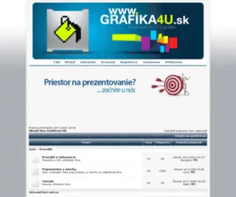 Grafika4U.sk(Grafické fórum) Screenshot