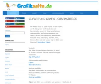 Grafikseite.de(Clipart Bilder kostenlos) Screenshot