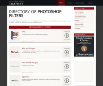Grafnet.com.pl(Filters for Photoshop) Screenshot