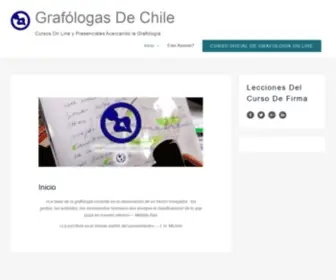 Grafologasdechile.com(Inicio · Grafólogas de Chile) Screenshot