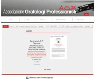 Grafologiprofessionisti.com(A.G.P) Screenshot