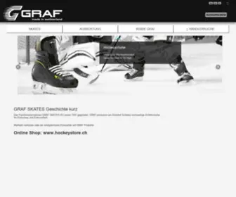 Grafskates.com(GRAF SKATES AG) Screenshot