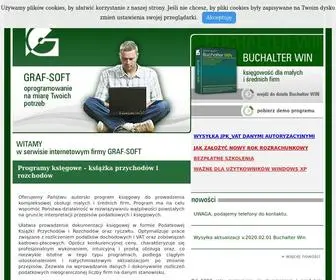 Grafsoft.com.pl(Programy ksiÄgowe dla maĹych i Ĺredich firm. W skĹad programu Buchalter wchodzi) Screenshot