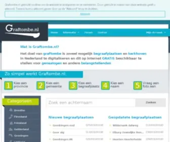 Graftombe.nl(Begraafplaatsen Online) Screenshot