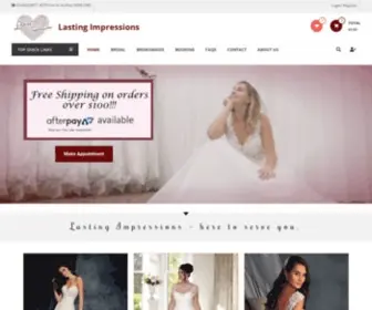 Graftonbridal.com.au(Lasting Impressions) Screenshot