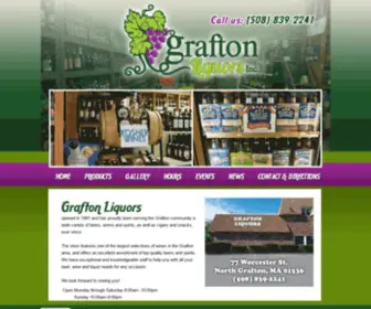 Graftonliquors.com(Grafton Liquors) Screenshot