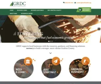 Graftonrdc.org(Grafton Regional Development Corporation) Screenshot