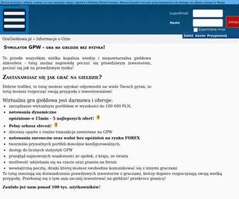 Gragieldowa.pl(Symulator giełdy) Screenshot