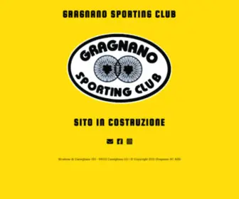 Gragnanosc.com(Sito web ufficiale Gragnano SC ASDRL) Screenshot