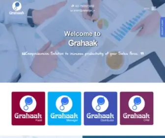 Grahaak.com(Grahaak is single field sales force automation system software/app (SFA Software)) Screenshot