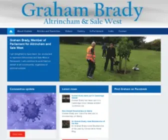 Grahambrady.co.uk(Graham Brady) Screenshot