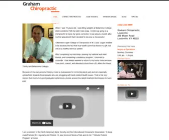 Grahamchiropracticlouisville.com(Dr Graham Chiropractor Louisville) Screenshot