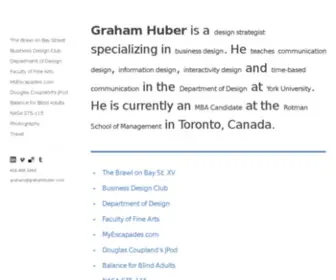 Grahamhuber.com(Graham) Screenshot