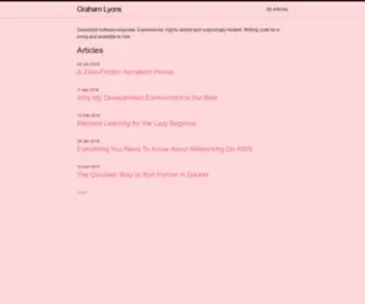 Grahamlyons.com(Graham Lyons) Screenshot