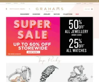 Grahamsjewellers.com.au(Grahams Jewellers) Screenshot