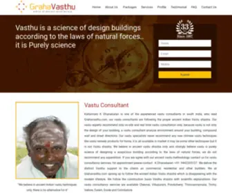 Grahavasthu.com(Vastu, vastu consultants in Chennai, India, Vastu shastra) Screenshot