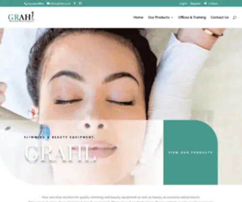 Grahl.co.za(Grahl Slimming and Beauty Equipment) Screenshot