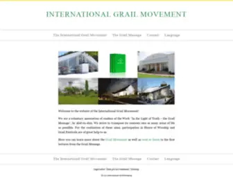 Grailmovement.net(International Grail Movement) Screenshot