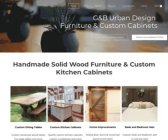 Grainandburl.com(G&B Urban Design Furniture & Custom Cabinets) Screenshot