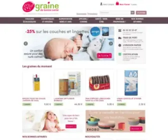 Graine-DE-Bonne-Sante.com(Graine de bonne sant) Screenshot