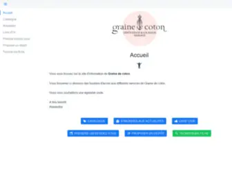 Graine-DE-Coton.info(Page Redirection) Screenshot