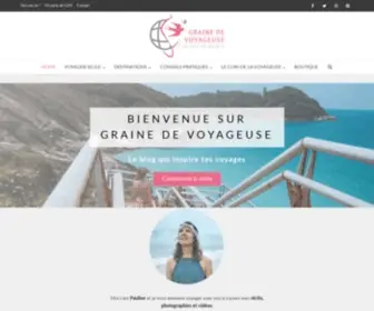 Grainedevoyageuse.fr(Graine de Voyageuse) Screenshot