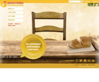 Grainfoodsfoundation.org(Grain Foods Foundation) Screenshot