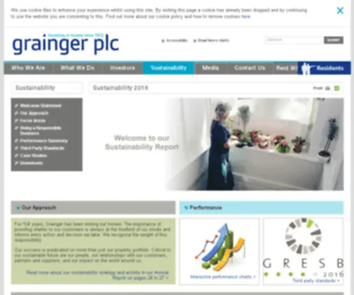 Graingercr.com(Graingercr) Screenshot