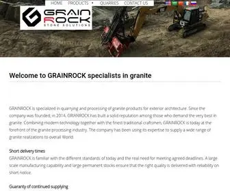 Grainrock.com(The Premium Granite Store) Screenshot