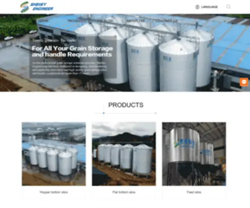 Grainstoragesilos.com(Grain storage silos) Screenshot