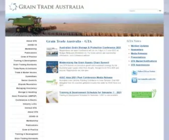 Graintrade.org.au(Grain Trade Australia) Screenshot