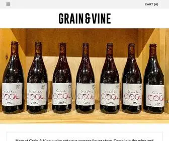 Grainvine.com(Grain & Vine) Screenshot