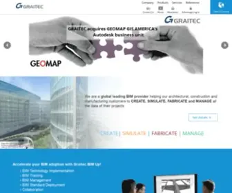 Graitec.com(Structural and civil engineering software) Screenshot