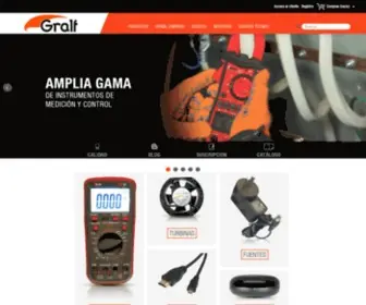 Gralf.com.ar(Instrumentos de medición y control eléctrico) Screenshot