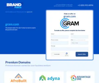 Gram.com(This domain name) Screenshot