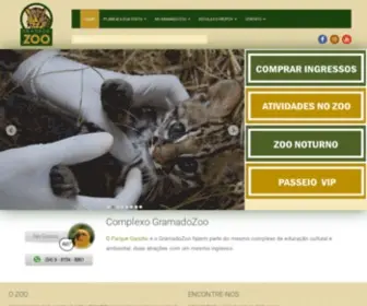 Gramadozoo.com.br(Zoológico) Screenshot