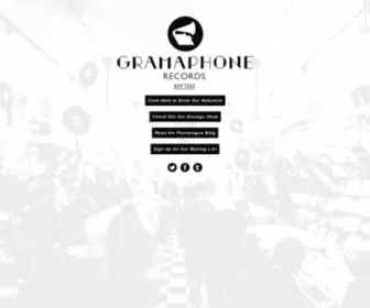 Gramaphonerecords.com(Gramaphone Records Chicago) Screenshot