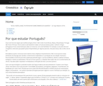 Gramaticaecognicao.com(Gramática e Cognição) Screenshot