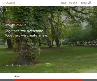 Gramco.net(Brand construction consulting GRAMCO Limited) Screenshot