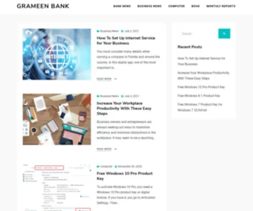 Grameen-Bank.net(Grameen Bank) Screenshot